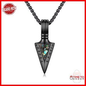 Sterling Silver Arrowhead Necklace with Abalone Shell Pendant